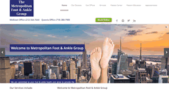 Desktop Screenshot of metrofoot.com